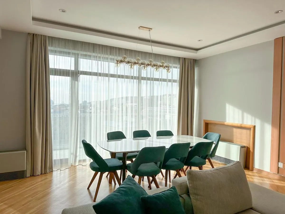 City & Sea View Modern Apartment In City Center Baku