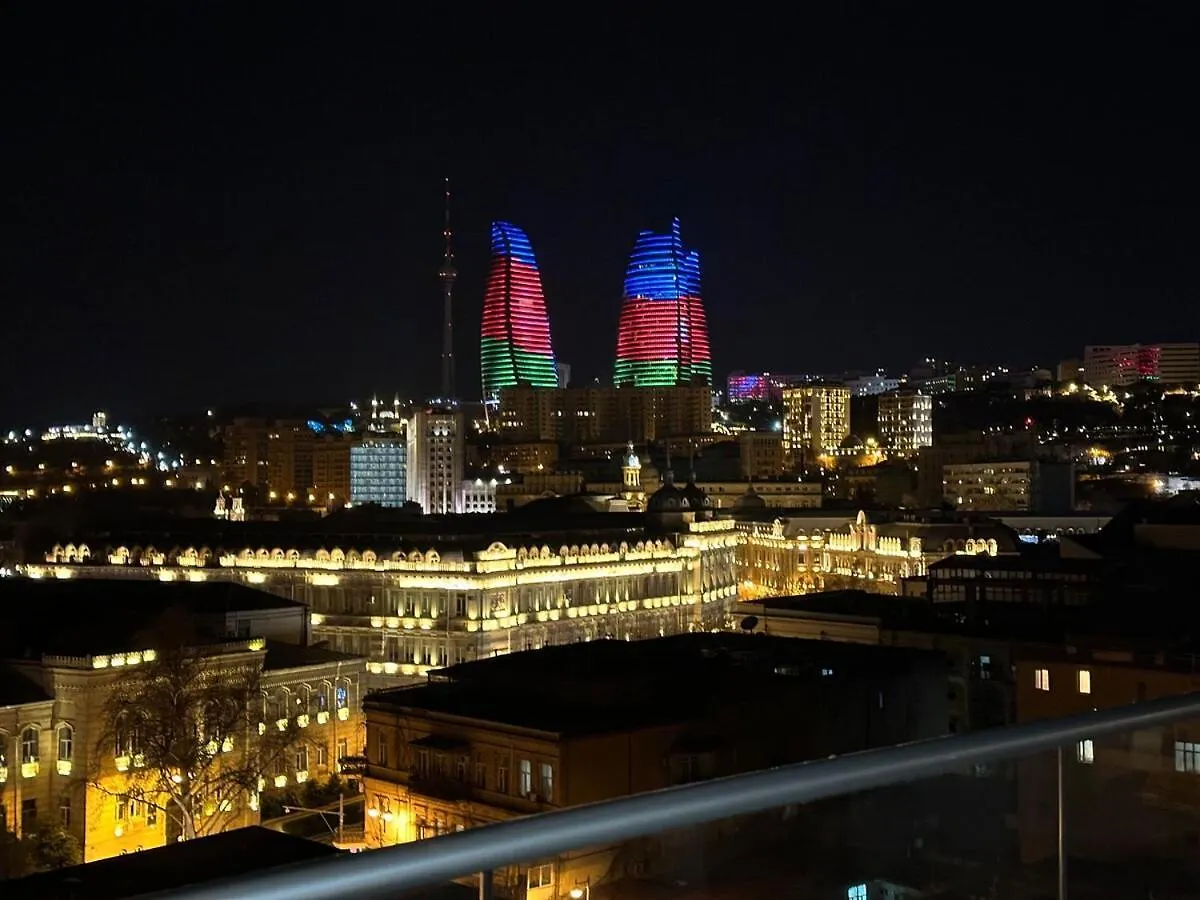 City & Sea View Modern Apartment In City Center Baku Azerbaijan