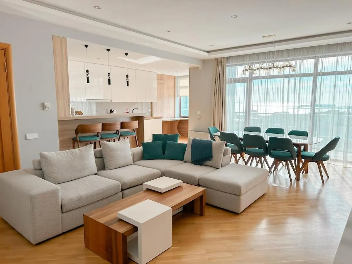 City & Sea View Modern Apartment In City Center Baku